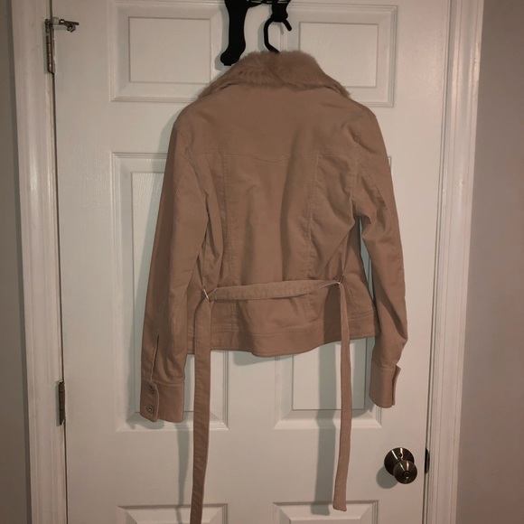 Vintage y2k Arden B courderoy pink jacket with fur - Picture 6 of 10